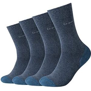 Camano Unisex Online ca-Soft Walk 4-pack sokken, jeans melange, 35/38, jeans, gemêleerd, 35 EU