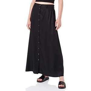Object Dames OBJTILDA Long HW Skirt NOOS Rock, Zwart, 38