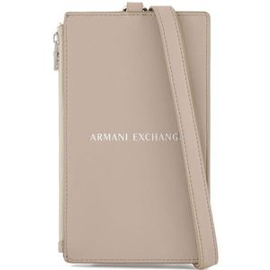 Armani Exchange Heren Single Zip Pocket, verwijderbare Hook Tech case, eenheidsmaat, Silver Lining - Silver Lining, One size