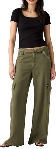 Levi's Baggy Dad Cargo Washed Ivy Green Gd, Drapey Ivy Green Gd, 27W / 30L