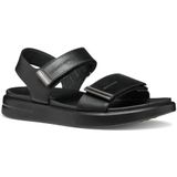 GEOX - Xand 2S - Leren Sandalen - Zwart - Leer