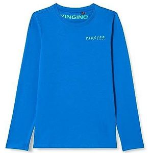 Vingino Basic sweatshirt met lange mouwen voor jongens, blauw, 4 Jaar