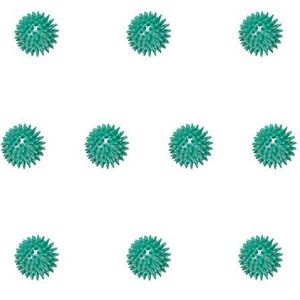 CanDo®, massagebal, egelbal, noppenbal, diameter 7 cm, groen, 12 stuks