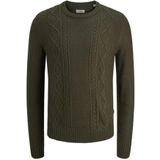 Jrebjosh Knit Crew Neck, Forest Night, L