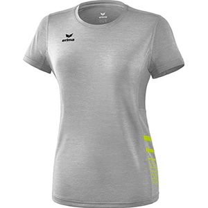 Erima Race Line 2.0 Running T-shirt voor dames van sneldrogende functionele materialen, met platte naden en mesh-inzetstukken