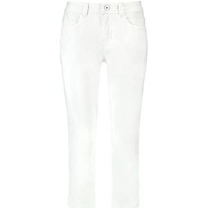 Taifun Dames CroppedTS Jeans, Offwhite, 38