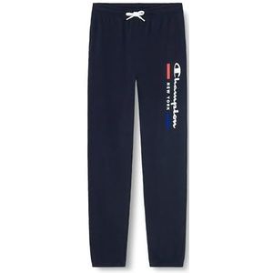 Champion Legacy Graphic Shop B - Ultralight Powerblend Terry Vertical Logo Elastische Manchet Overallbroek, Marineblauw, 5-6 jaar Kinderen en Jongens SS24, Navy Blauw, 5-6 jaar