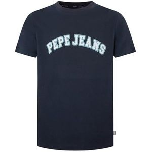 Pepe Jeans Heren Clement T-shirt, blauw (Dulwich Blue), XXL, Blauw (Dulwich Blue), XXL