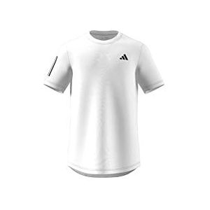 adidas Heren T-shirt (korte mouwen) Club 3 Str Tee, Wit, HS3261, XL