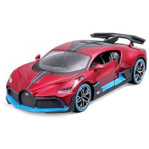 Maisto Bugatti Divo: modelauto op schaal 1:24, beweegbare deuren, rood (531526R)