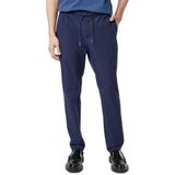 Warren - Jogger - Navy - Stretch Nylon Blend - Regular Slim Fit