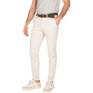 NZA Napier Gore 4-way stretch broek, crème, W31, heren, Crème, 31W