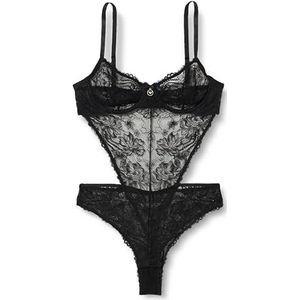 Emporio Armani Dames LACE Body Braziliaans, Zwart, 70B, Zwart, 70B