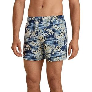 CALIDA Amalfi Journey Boxer Insignia Blue, 1 stuks, maat 52-54, Insigniablauw, 52-54