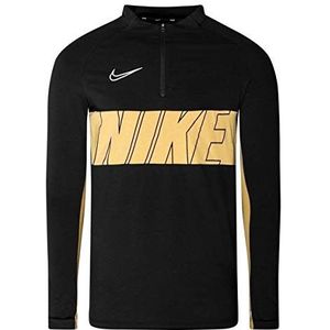 Nike Dry Acd Dril Top Sa Sweatshirt Zwart/Jersey Goud/Wit S