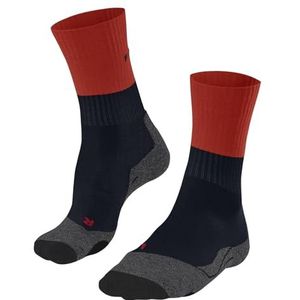 FALKE Heren Wandelsokken TK2 Explore M So wol functioneel materiaal anti-blaar dik 1 paar, Orange Samba 8182-O, 44-45