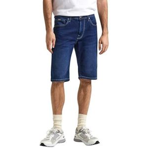 Pepe Jeans Heren Slim Gymdigo Short, Blauw (Denim-DP4), 30W, Blauw (Denim-dp4), 30W