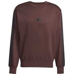Adidas - Essentials 3-Stripes - Sweatshirt - Bruin - Heren