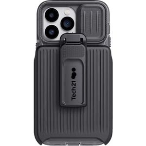 tech21 T21-9867 iPhone 14 Pro Max Evo Max Compatibel met MagSafe - Duurzaam, schokabsorberend en robuust telefoonhoesje met holster en 20 voet FlexShock Multi-Drop Bescherming,Getint grijs