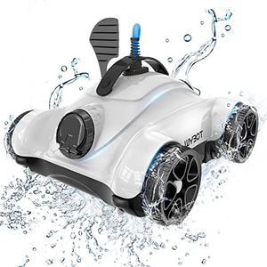 WYBOT Zwembadrobot met 150 W krachtige, zwembadzuiger met sterke zuigkracht en aanpasbare reinigingscycli 1/2/3 uur