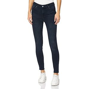 PIECES PCDELLY MW Skinny Fit Jeans voor dames, donkerblauw (dark blue denim), (XL) W x 32L