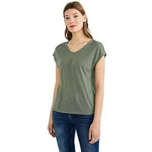 Street One dames zomer shirt, Leafy Green, 36