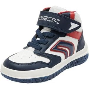 Geox J Buzzerlight Boy A, kinderschoenen, Navy Wit, 34 EU