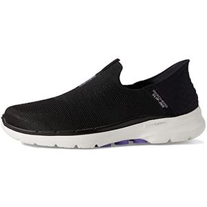 Skechers Ga lopen 6 Sneaker dames, Zwart, 36.5 EU