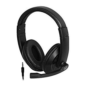 Trevi SK 647 P4 Web-Call-hoofdtelefoon met microfoon, ideaal voor Skype-oproepen, conference en games, comfortabel en licht, kabellengte 1,05 m