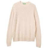 UNITED COLORS OF BENETTON - Trui - Greige - Gebreide Truien