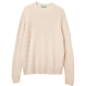 UNITED COLORS OF BENETTON - Trui - Greige - Gebreide Truien