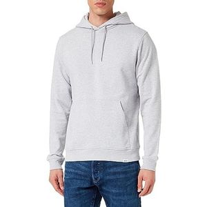 Seidensticker Studio Sweatshirt met capuchon - Regular Fit - gemakkelijk te strijken - Studio Hoodie - lange mouwen - Unisex - 100% katoen, grijs, L