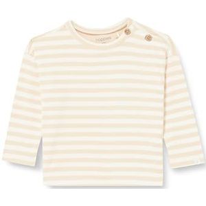 Noppies Baby Unisex Tee Bhisho Long Sleeve Stripe, Biscotti - N169, 74 cm