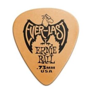 Ernie Ball .73 mm Orange Everlast Picks 12-pack