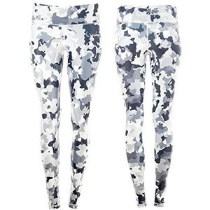 Winshape AEL102 Functional Power Shape Legging voor dames, camouflageprint, slim style, camouflage, wit