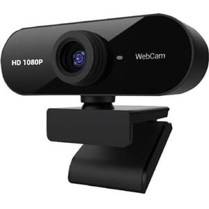Nilox - HD Webcam - 1080p - Zwart - Ingebouwde Microfoon - 78° Kijkhoek