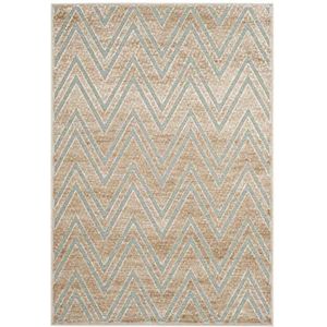 Safavieh Modern tapijt, PAR356 Tobago. 121 x 170 cm Zacht grijs/lichtbruin.