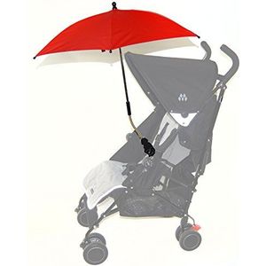 Baby parasol compatibel met de Hauck Shopper Freerider Duett rood