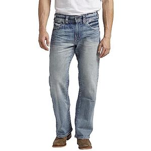 Silver Jeans Co. Jeans voor heren, Licht wassen Indigo, 34W x 32L