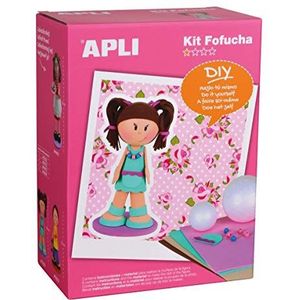 Apli Kids 13845 Poppenset van schuimrubber, voor meisjes, meerkleurig, 013845