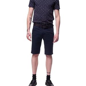 Teddy Smith Herenshorts, model chino, effen patroon, chino blauw, maat 40, US Navy, 56