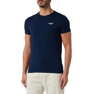 Pepe Jeans Heren t-shirt dames Originele Basic 3 N, Blauw (Navy) S