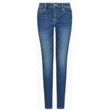 Armani Exchange - Skinny Jeans - Blauw - Dames - Katoen