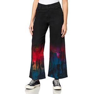 Desigual Dames Egipto Casual Broeken, zwart, 38