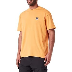 Jack Wolfskin Eschenheimer T-shirt, Marokkaans goud, S voor volwassenen, uniseks, Marokkaans goud, S