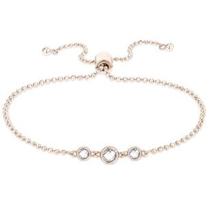 Tamaris - TJ-0608-B Armband - Zilver - 925 Zilver IP Roségoud - Met Drie Ronde Stenen