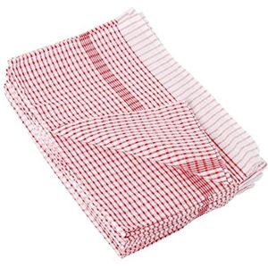 Vogue CC595 Wonderdry theedoeken, 95% katoen en 5% polyester, rood (Pack van 10)