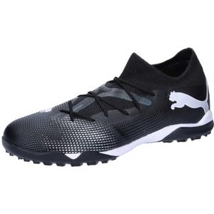 PUMA Future 7 Match Tt voetbalschoen voor heren, Puma Zwart Puma Wit, 40.5 EU