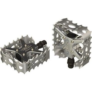 Point BMX/Downhill-pedalen Alien II - zilver - aluminium, zilver, 29241801