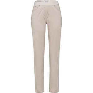 RAPHAELA by BRAX Dames slim fit jeans broek Style Pamina Stretch met elastische tailleband, zand, 36W x 32L